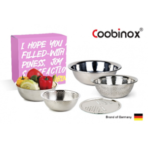 [쿠비녹스]믹싱볼 쌀함박 채반 채칼 5종 세트