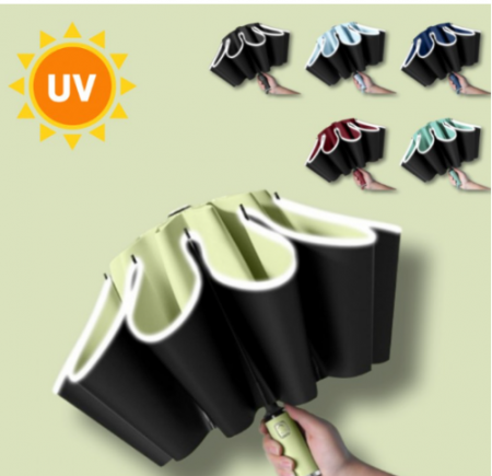 3단 거꾸로 우산 접이식 우산 암막 자동 우산