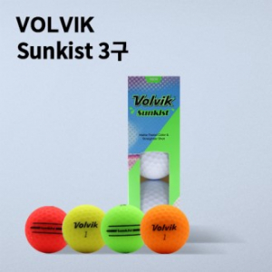 볼빅 비비드 썬키스트 3구 (2pc) 무광 볼빅 3구