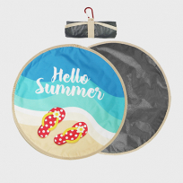 포토 휴대용 원형 미니매트 DTP전사 // 맞춤제작