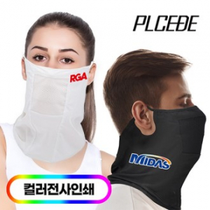 [플씨드] 귀걸이형 프리미엄 전사 메쉬 멀티스카프/풀컬러