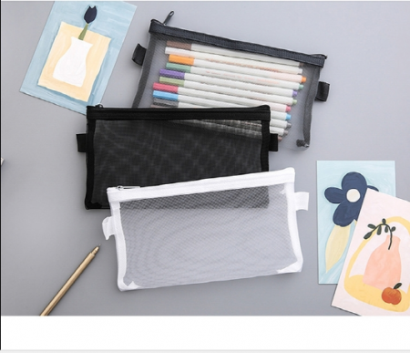 메쉬필통 / 신학기 필통 / 만능 필통 / 투명 망사 필통 #2
