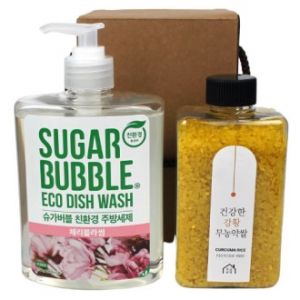 강황 무농약 쌀 + 슈가버블 주방세제 세트