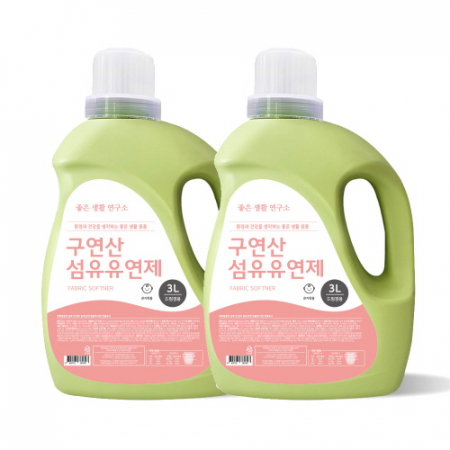 좋은생활연구소 드럼 세탁기 겸용 섬유 유연제 3L (2개) 무료배송 #2