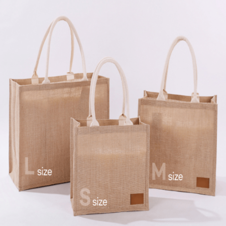 황마 사각 에코백, 친환경 여름 린넨 가방 판촉행사 인쇄가능 숄더백 #2
