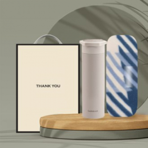 시즈넬 선물세트 락앤락 스파이더 텀블러 400ml + 사선 무릎담요