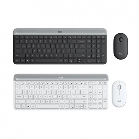 로지텍코리아 MK470 Slim 사무용 컴퓨터 노트북 무소음 무선 키보드 마우스 세트 #2