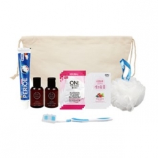 오라이프 에코 여행용세트 208호, 면 파우치 8종 여행용세트 208호
