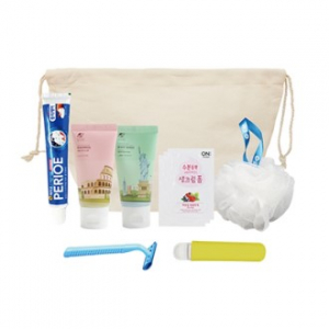 오라이프 에코 여행용세트 206호, 면 파우치 8종 여행용세트 206호