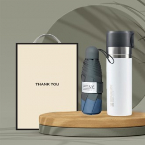 시즈넬 고급선물세트 스탠리 고진공 슬림텀블러 591ml + 5단 양우산