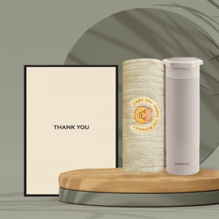 시즈넬 고급선물세트 락앤락 스파이더 텀블러 400ml + 카카오 모달타올 #2