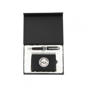 자개 프리미엄 볼펜  곤룡포 나전한지 가죽명함지갑