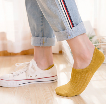 순면 골지매쉬 짜임덧신, 여성덧신 #3