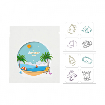 코젠더스 썸머패치 주문제작형, 간편하게 붙이는 썸머패치 주문제작형 4매x2 #3