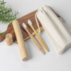 제로웨이스트 여행이 키트 대나무 칫솔세트