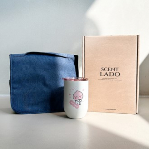 센트라도 트래블 파우치 + 카카오 데일리 스텐 텀블러 세트