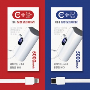 태나 디스플레이 듀얼 도킹 보조배터리