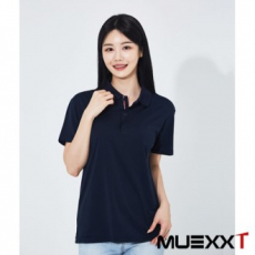 spandex 솔리드 카라티 반팔