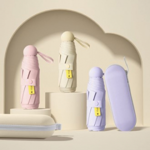 U011 초경량 자외선차단 캡슐 5단 미니우산 답례품 인쇄 튼튼한우산 제작