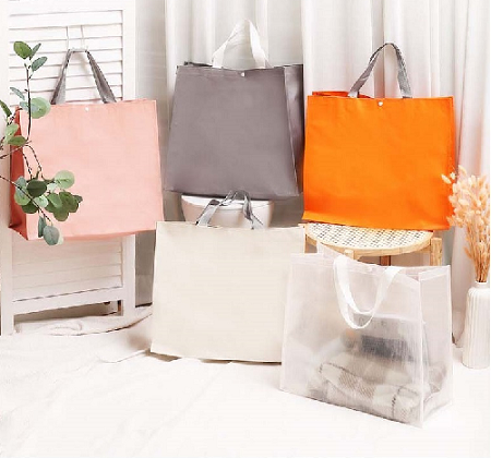 리뉴저블 아트퓨어 타포린 시장 가방 M (40*35*15) #2