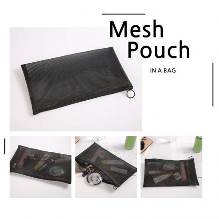 다용도 메쉬 파우치 제작 #2