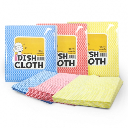 케어맨 여러번 빨아쓰는 간편 판촉 행주 3매입 #3