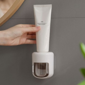 심플 치약 디스펜서 치약짜개 자동 치약 거치대