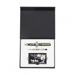 매화 나전 볼펜 리필심  나전 금속 명함케이스
