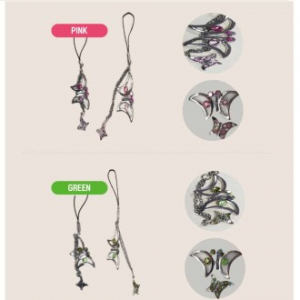 WP 보석 핸드폰고리 열쇠고리 폰스트랩 핸드폰고급줄 디자인랜덤발송