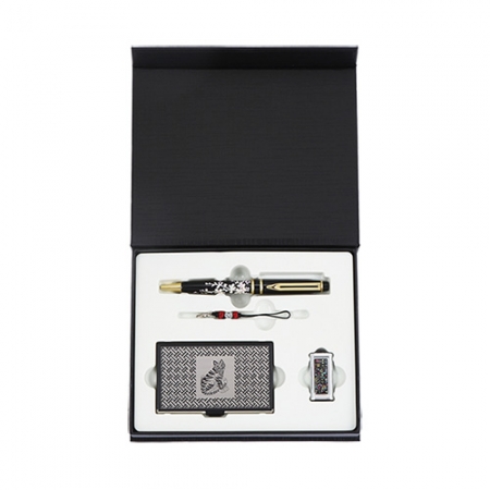 매화 나전 볼펜 + 해치 금속 명함케이스 + 한글자개USB #2