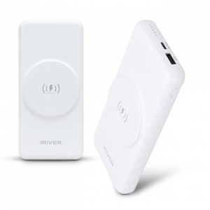 아이리버 대용량 마그네틱 무선 고속 충전 휴대용 보조배터리 10000mAh IWP-10