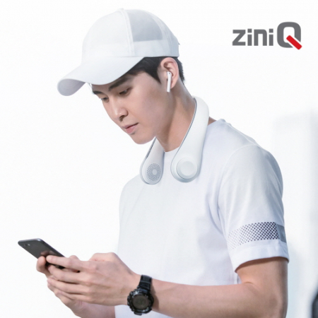 지니큐 FN-600T 3세대 넥밴드선풍기 3단풍량 자유로운 너비조절기능 #4