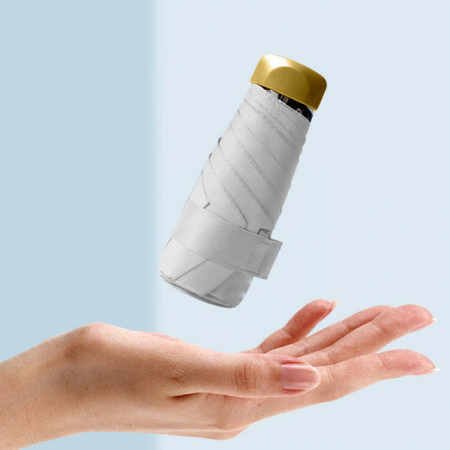 U013 5단 골드 미니 접이식 우산, 답례품 인쇄 주문제작 기념품 미니우산 가벼운우산 #2