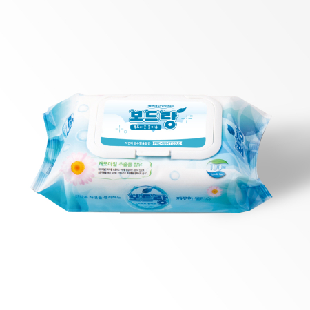 보드랑 100매 캡형 물티슈 HO // 스티커 인쇄가능 #4