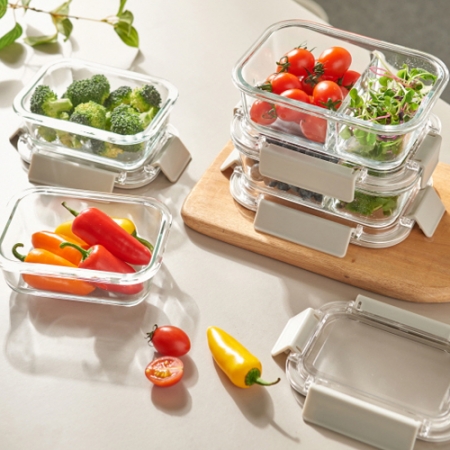 이녹스프랑 아보레 직사각 내열유리 밀폐용기 4종세트 #2