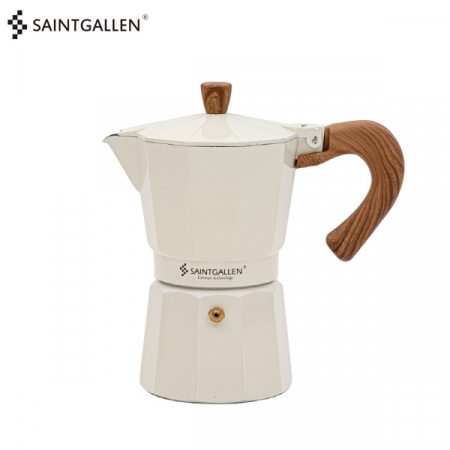 세인트갈렌 모카포트 커피 메이커, 아이보리 블랙 택1 #2