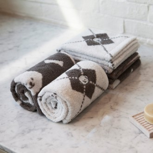 무한타올 푸들이 세면타올 40수 150g, 자수 캐릭터 세면타올