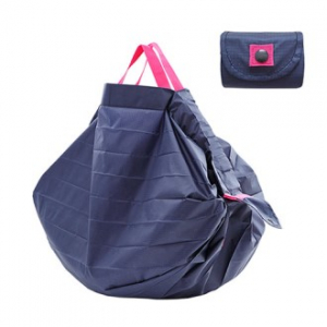 똑딱이 고밀도 주름 장바구니