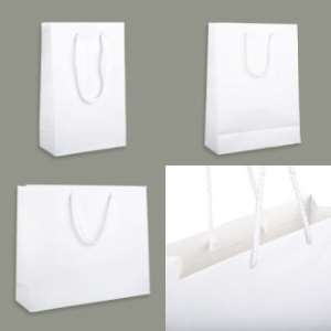 아베오 화이트 종이쇼핑백 시리즈