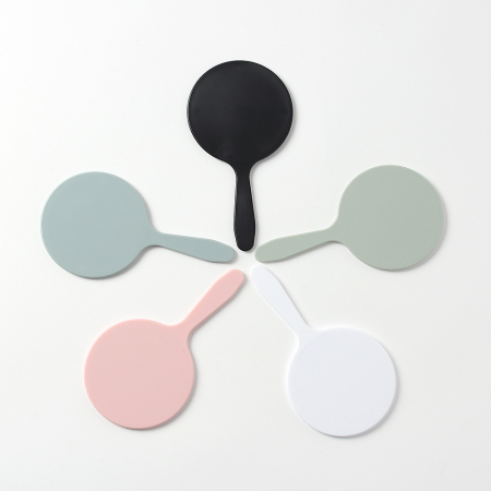 심플 원형 손잡이 거울