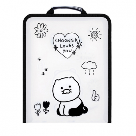 캐릭터 손잡이 지퍼 파일 세로형 #5