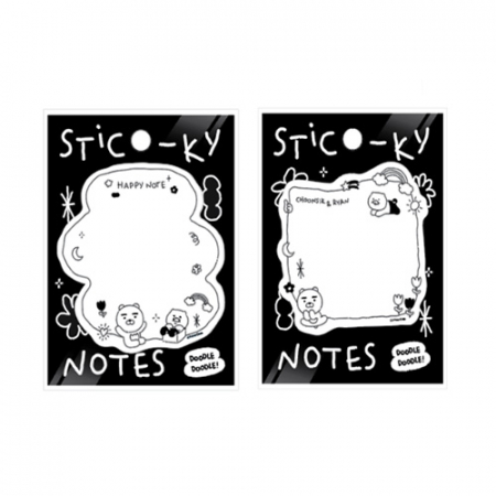 캐릭터 점착 메모지 화이트 #5