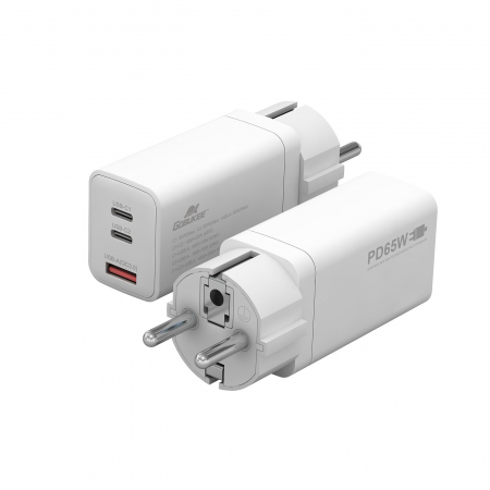 고부기 65W PD PPS 접지형 GaN USB 초고속 미니 3포트 멀티 충전기 #4