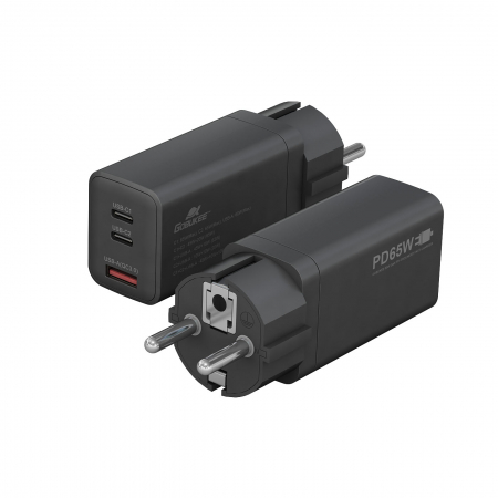 고부기 65W PD PPS 접지형 GaN USB 초고속 미니 3포트 멀티 충전기 #3