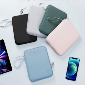 마카롱 방수 스트랩 노트북 태블릿 파우치 서류가방