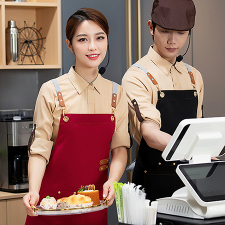 한스 소프트니스 멀티 포켓 고급 앞치마 APR01 #2