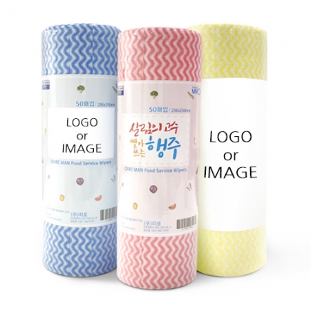 케어맨 흡수력 좋은 빨아쓰는 롤행주 50매 #3