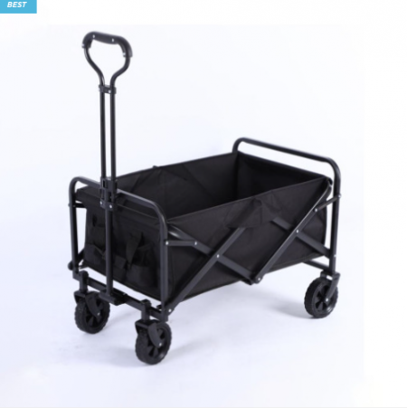 캠핑 웨건 카트 접이식 수레 웨건 캐리어 5인치 블랙 #2