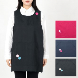 미니미포인 원피스형 앞치마, 남자 여자 앞치마