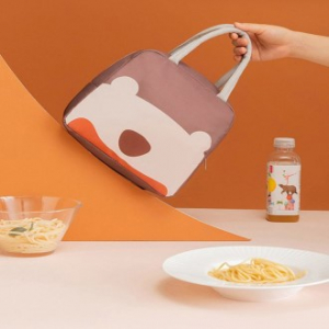 보온 보냉 피크닉 쿨러백, 보온가방, 곰돌이 런치백, 곰돌이 쿨러백, 곰돌이 도시락 가방